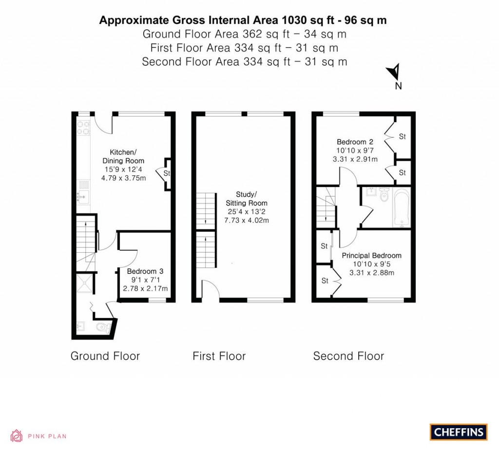 Floorplans For Highsett, Cambridge