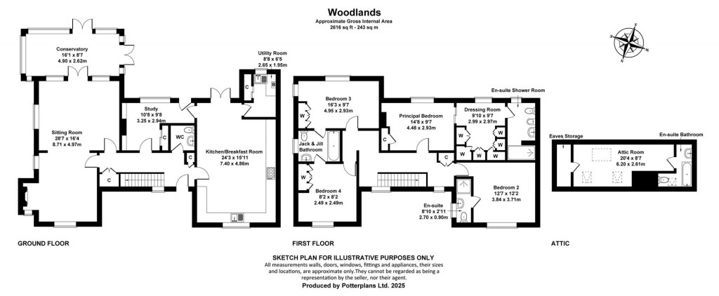 Floorplans For Wootton Bridge, Isle of Wight