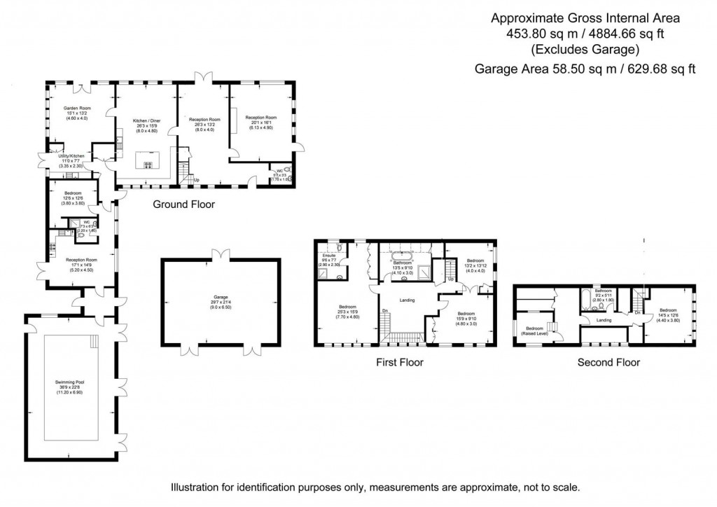 Floorplans For Debden Green, Saffron Walden