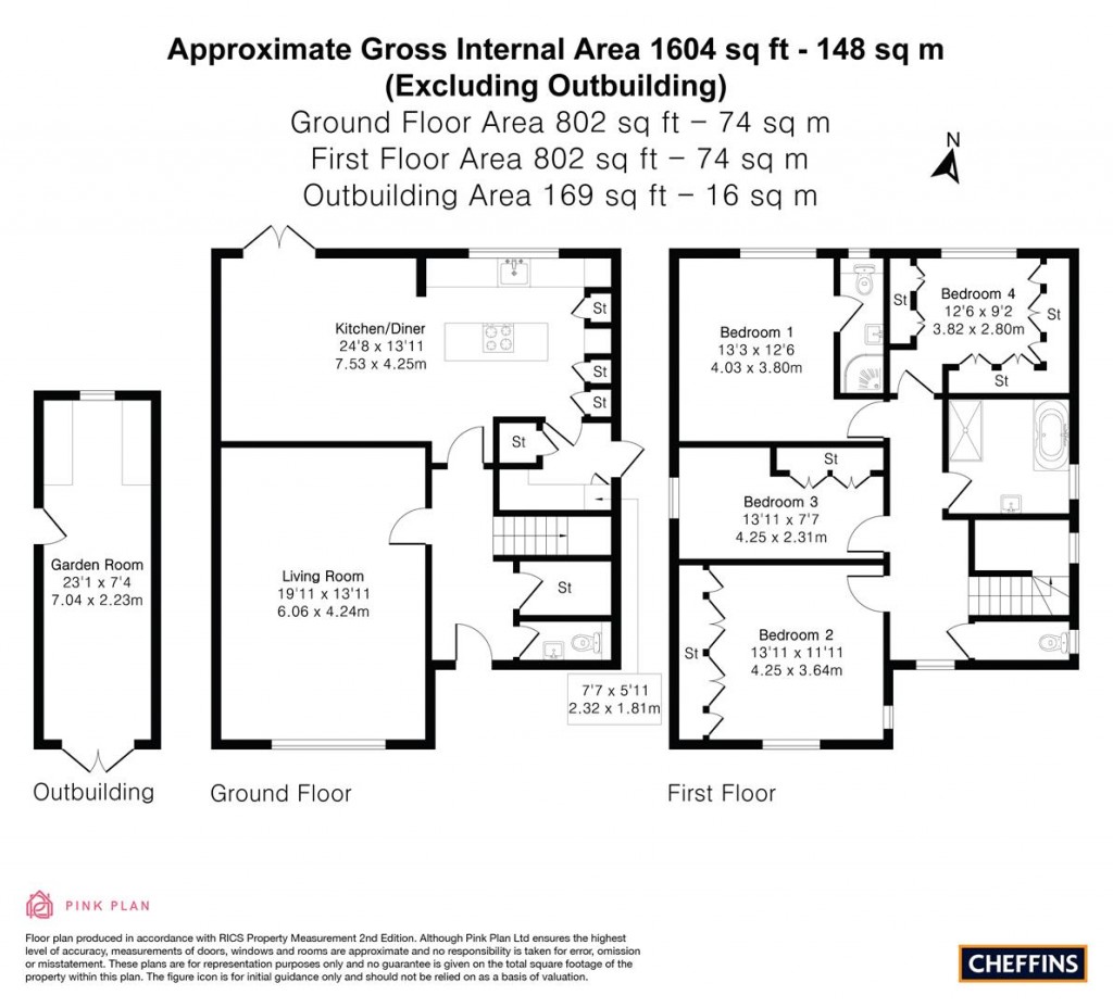 Floorplans For Queen Ediths Way, Cambridge