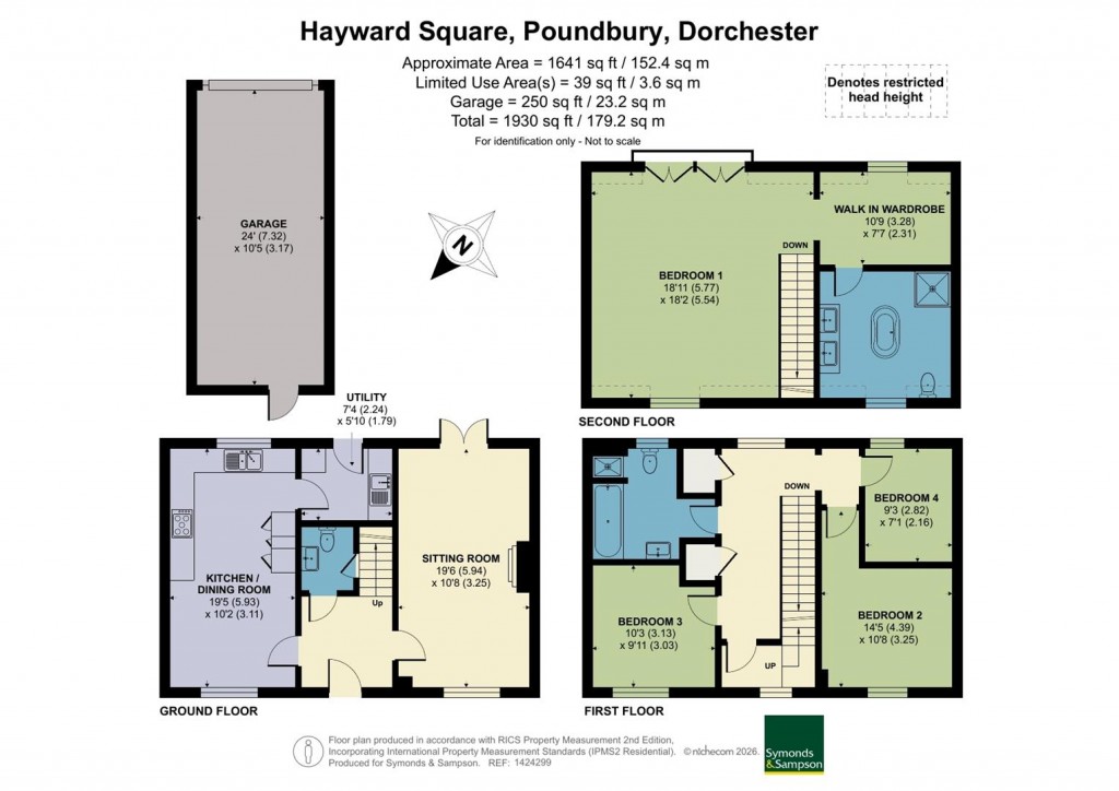 Floorplans For Hayward Square, Poundbury, Dorchester
