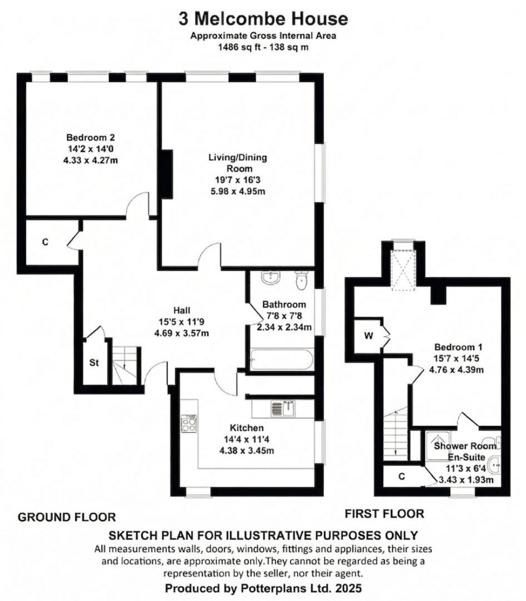Floorplans For Cowes, Isle of Wight