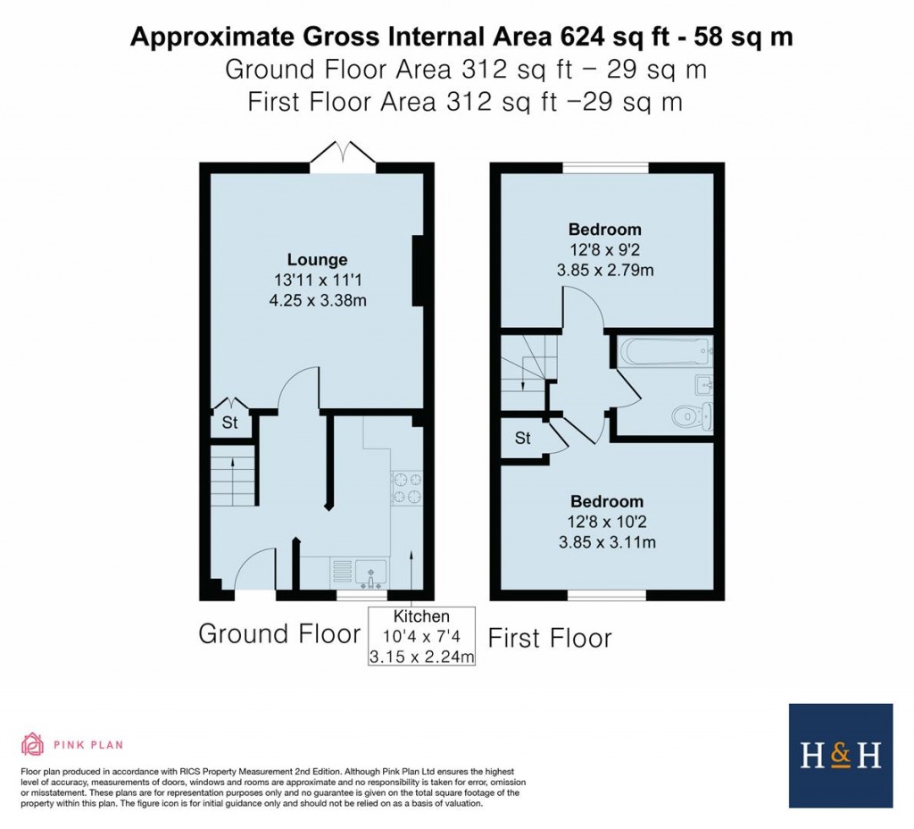 Floorplans For Oak Grove, Daventry, NN11