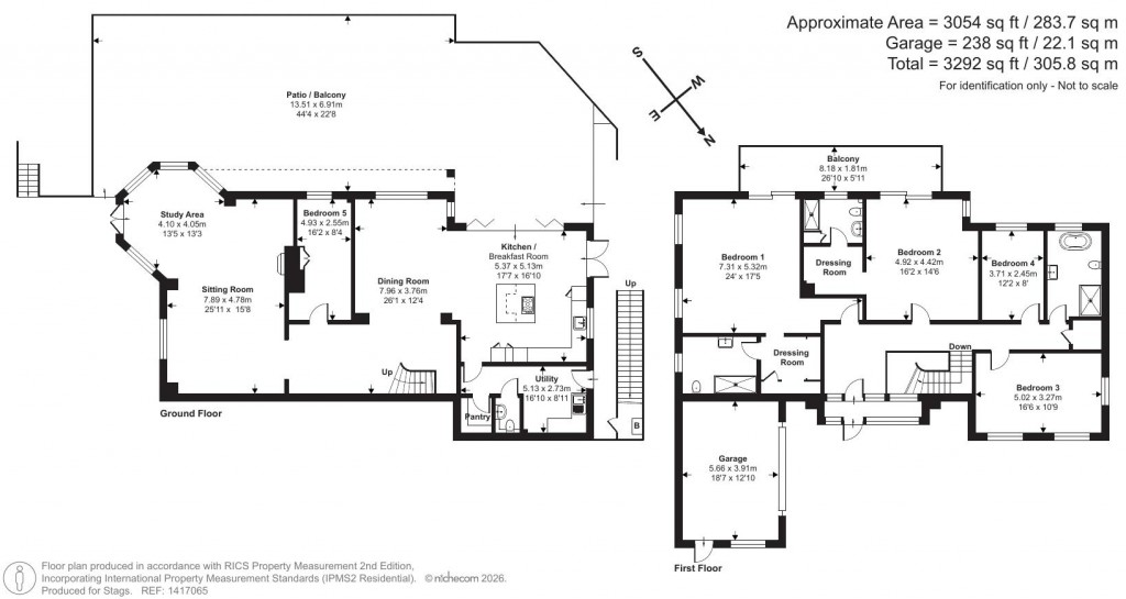 Floorplans For New Road, Instow, Bideford