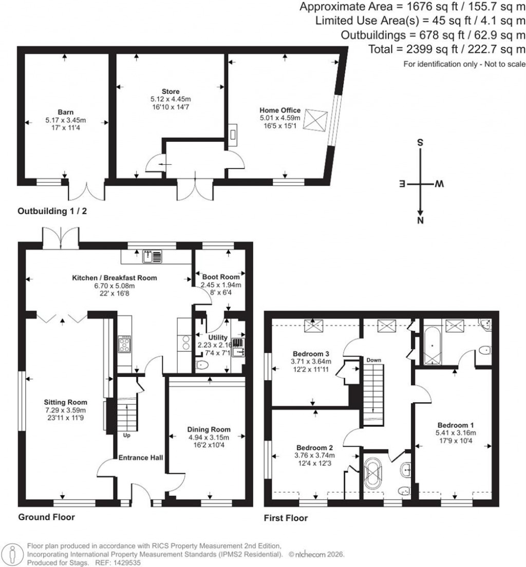 Floorplans For Bradfield, Willand, Cullompton