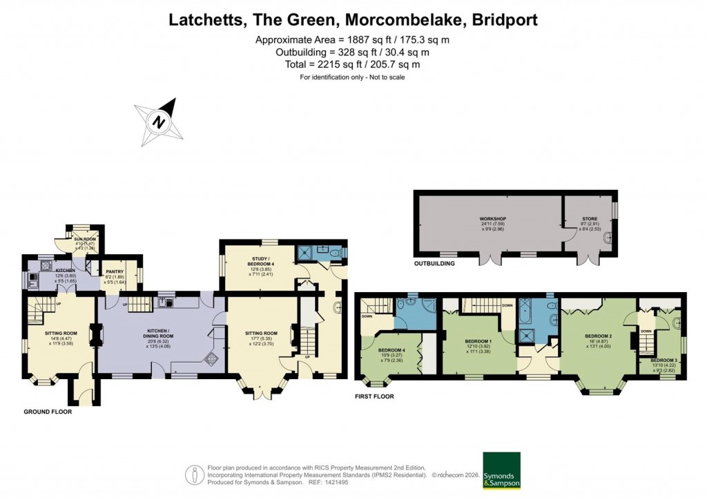 Floorplans For The Green, Morcombelake, Bridport