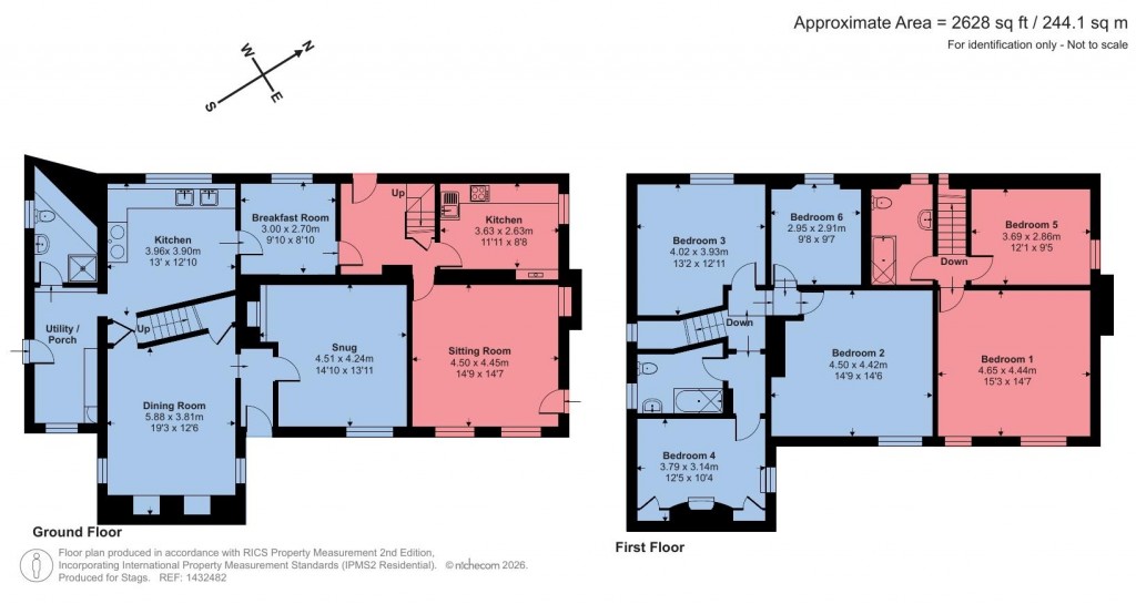 Floorplans For Jones Hill, Croyde