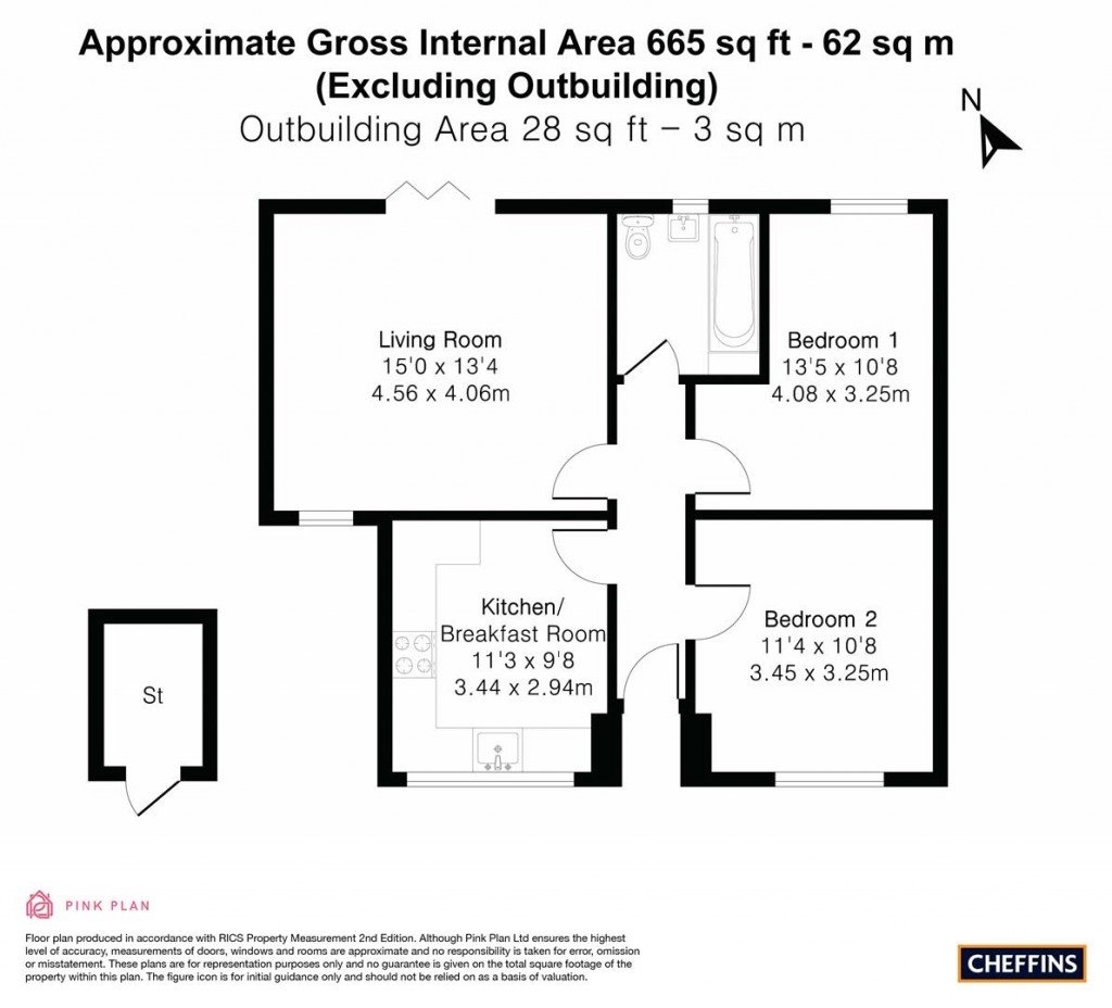 Floorplans For Gunning Way, Cambridge