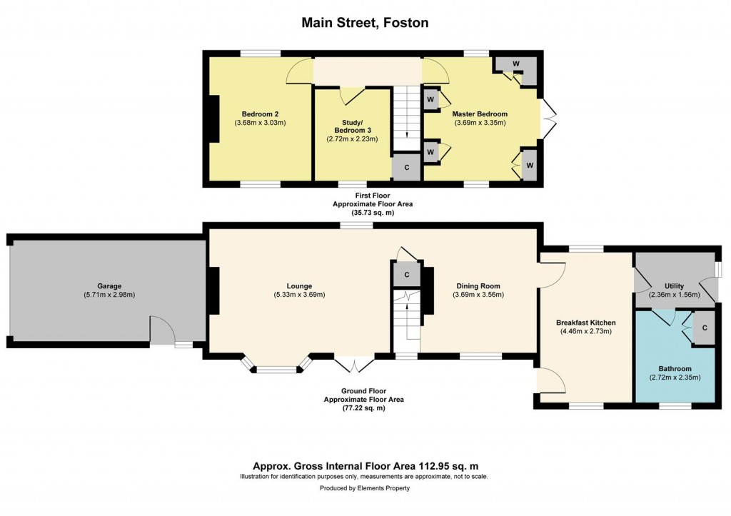 Floorplans For Main Street, Foston, Grantham