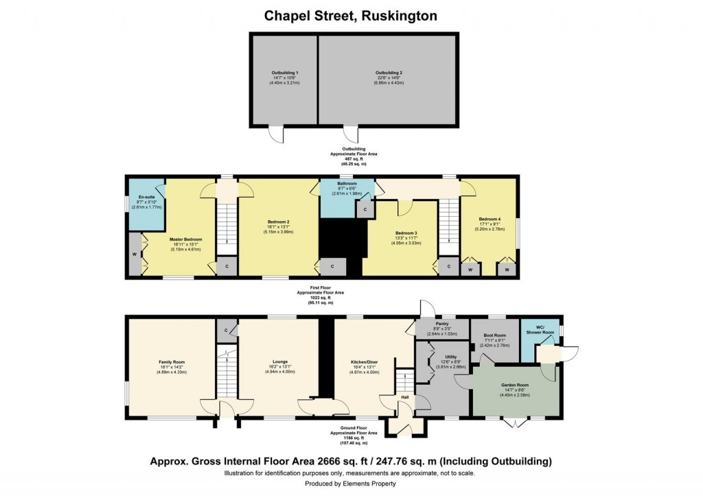 Floorplans For Chapel Street, Ruskington, Sleaford