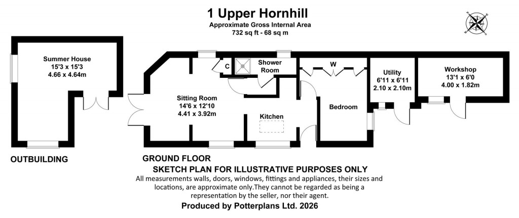 Floorplans For Gurnard, Isle of Wight
