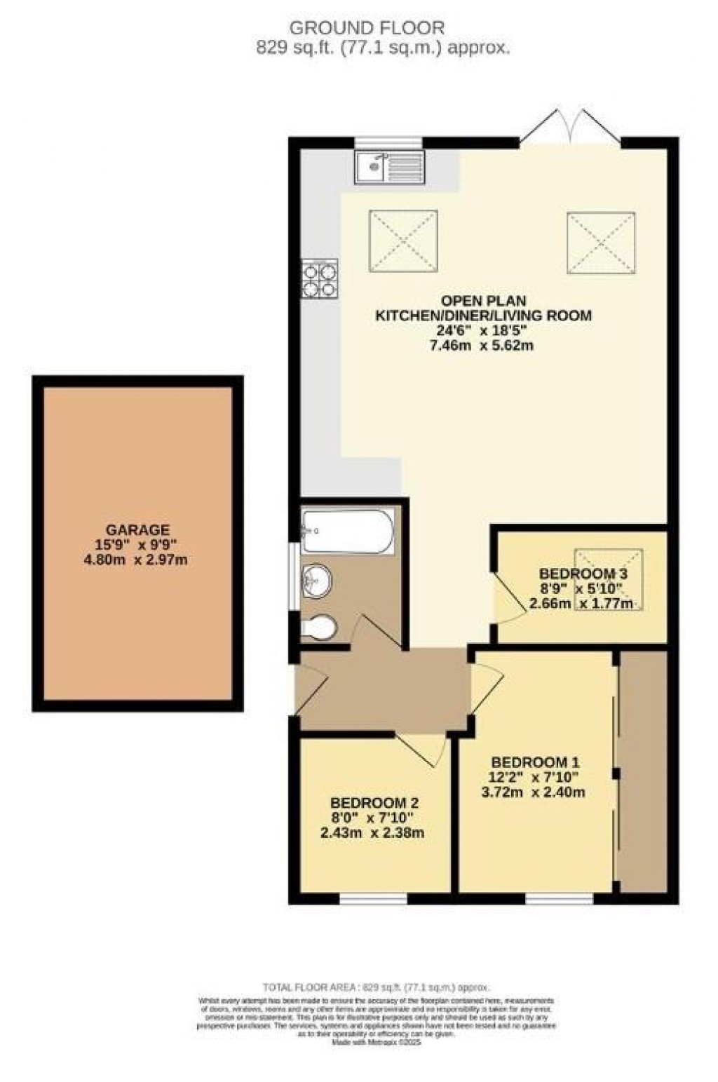 Floorplans For Honeysuckle Close, Red Lodge