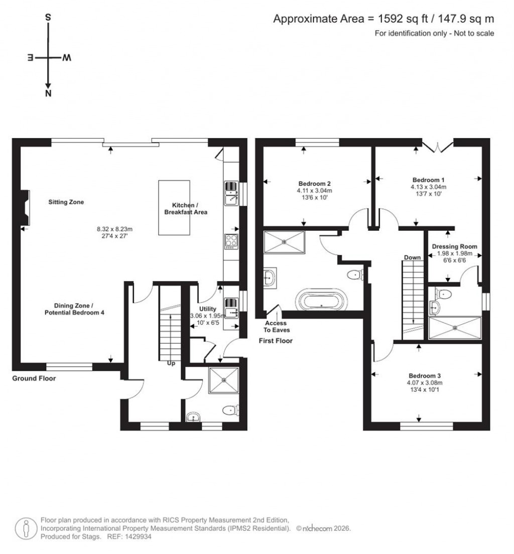 Floorplans For Kentisbury, Barnstaple