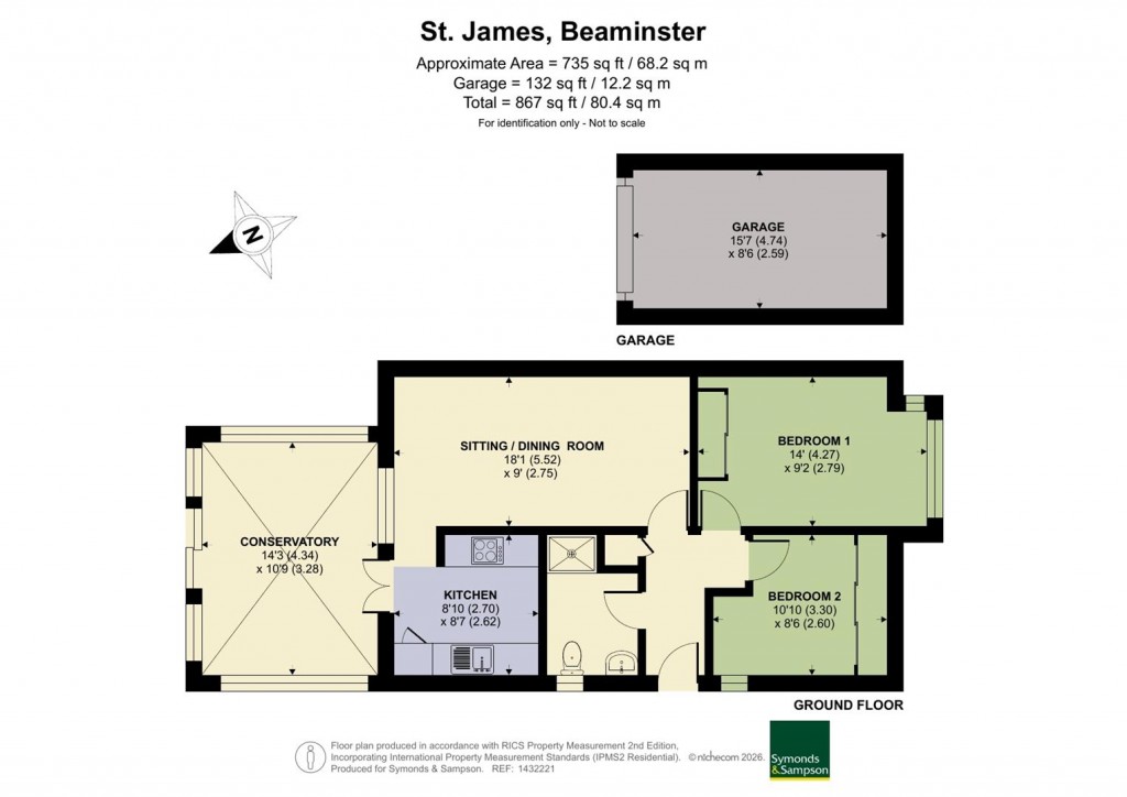 Floorplans For St. James, Beaminster