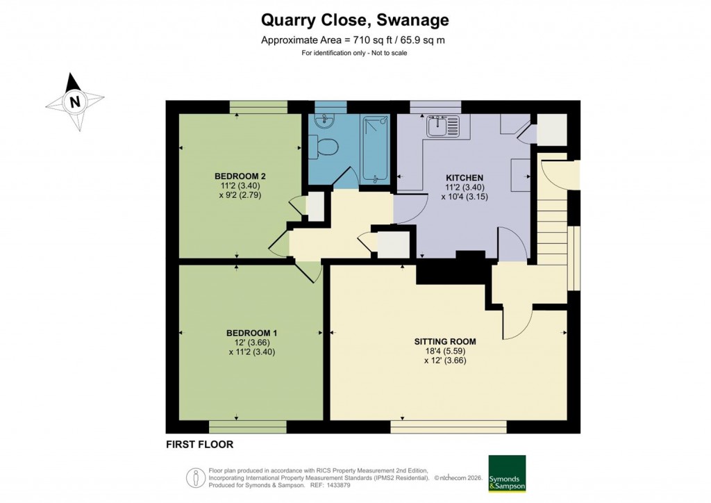 Floorplans For Quarry Close, Swanage
