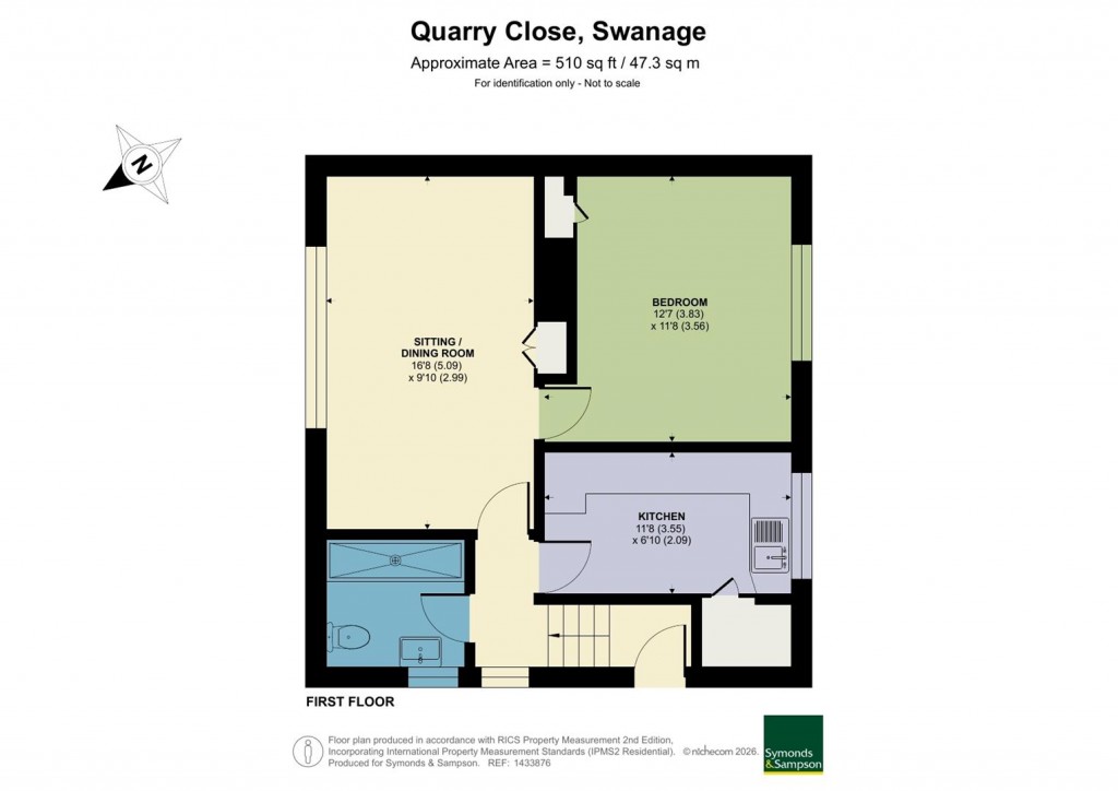 Floorplans For Quarry Close, Swanage