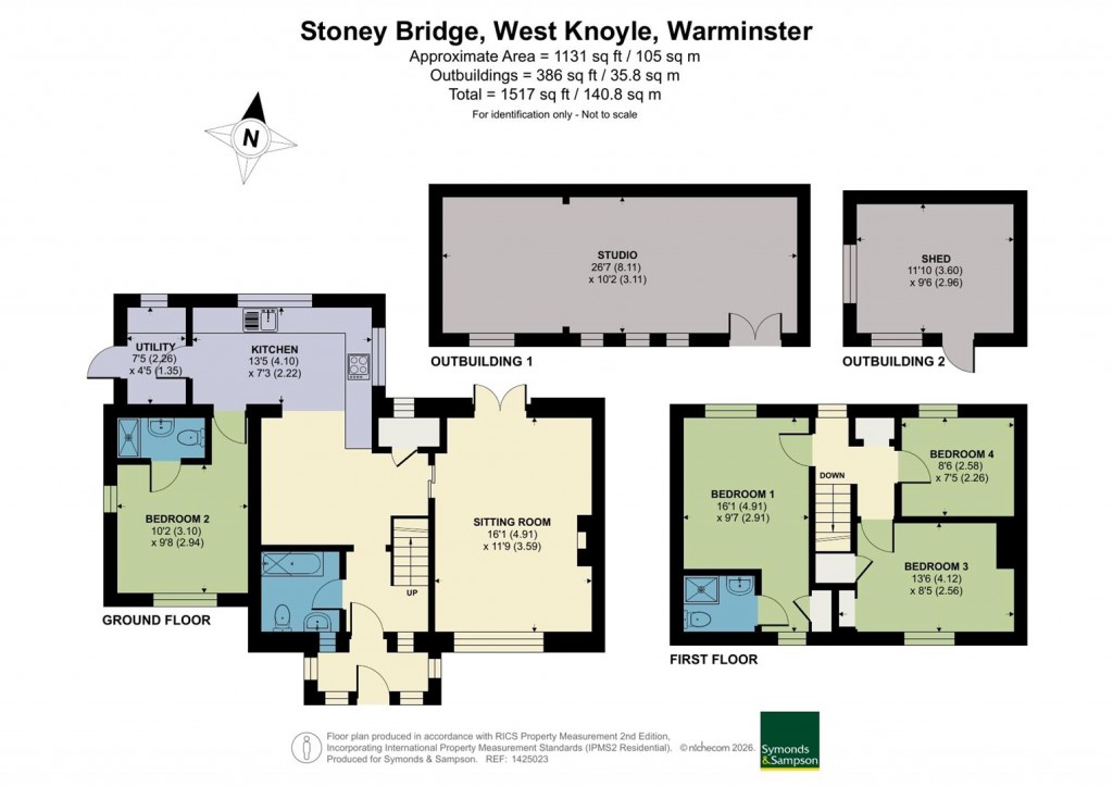 Floorplans For West Knoyle, Warminster