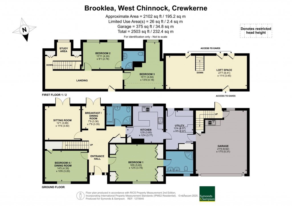 Floorplans For West Chinnock, Crewkerne