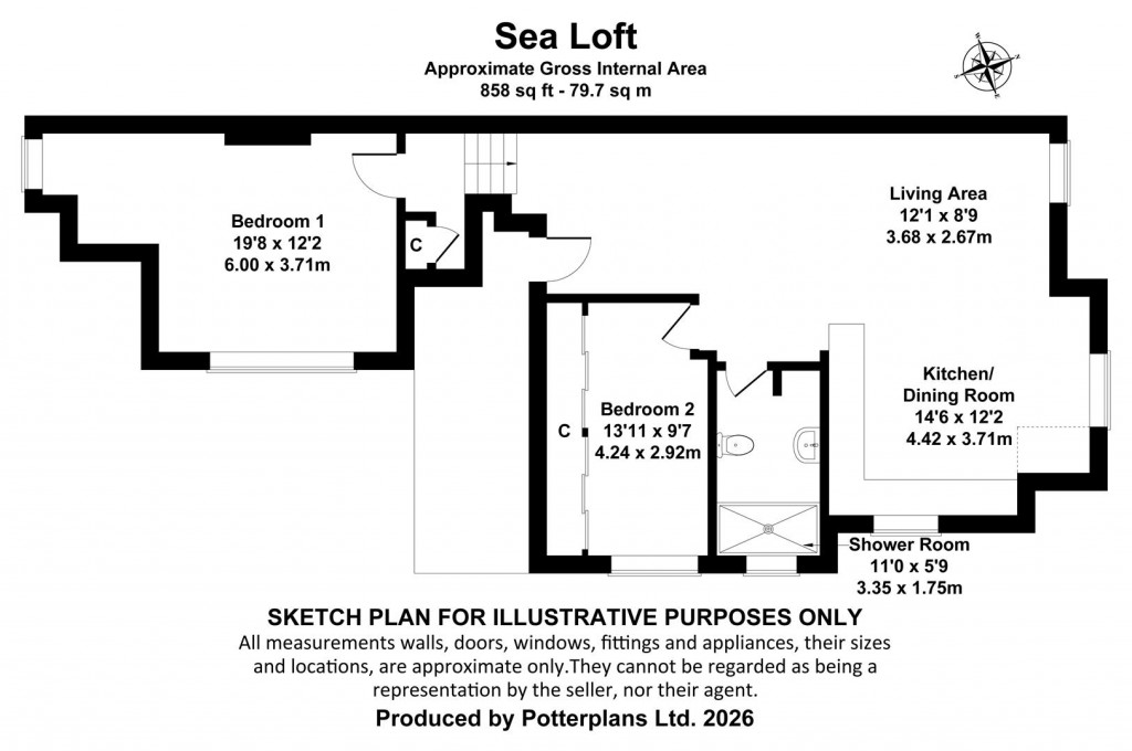 Floorplans For Seaview, Isle of wight