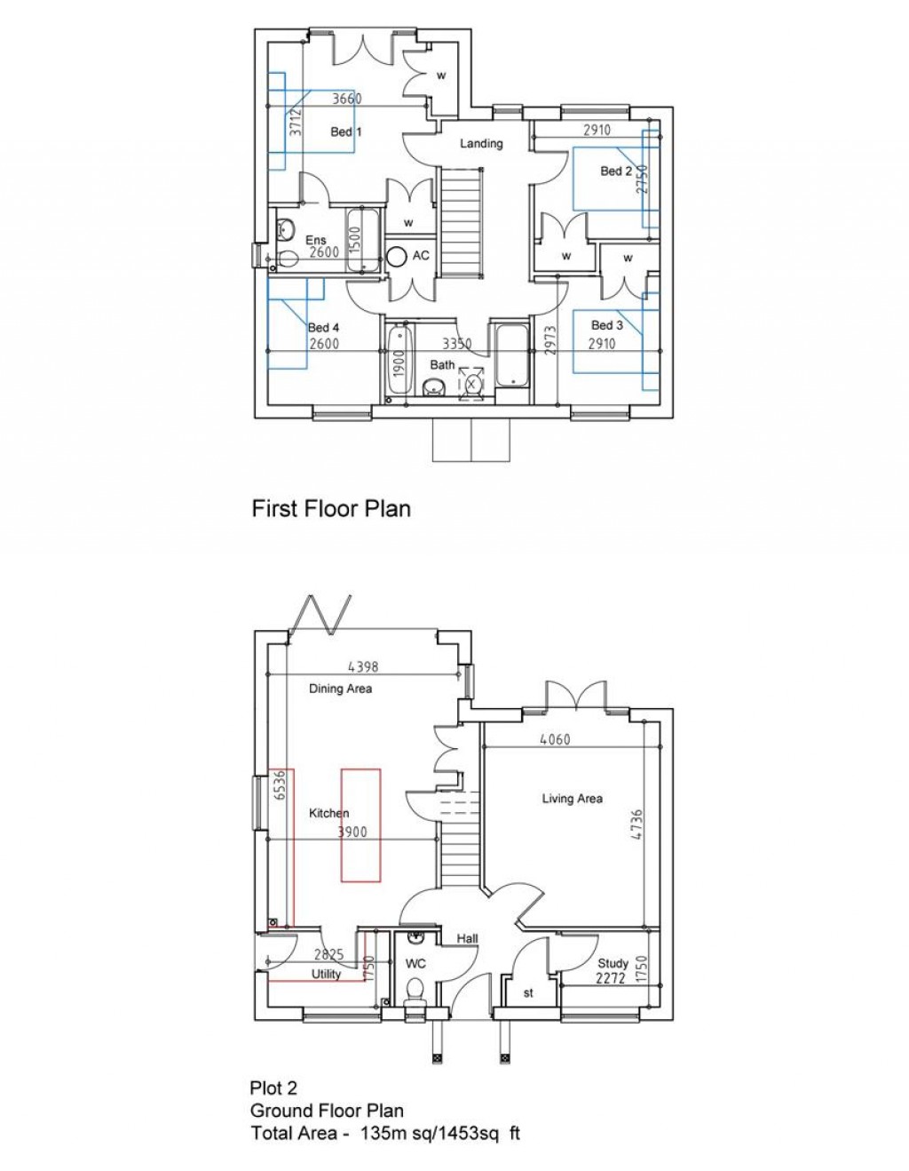 Floorplans For Newton Tracey, Barnstaple