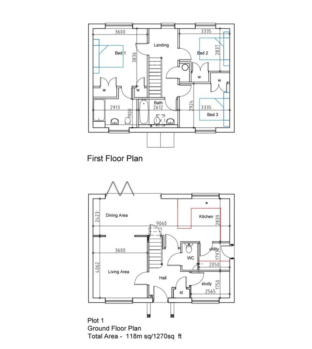 Floorplans For Newton Tracey, Barnstaple