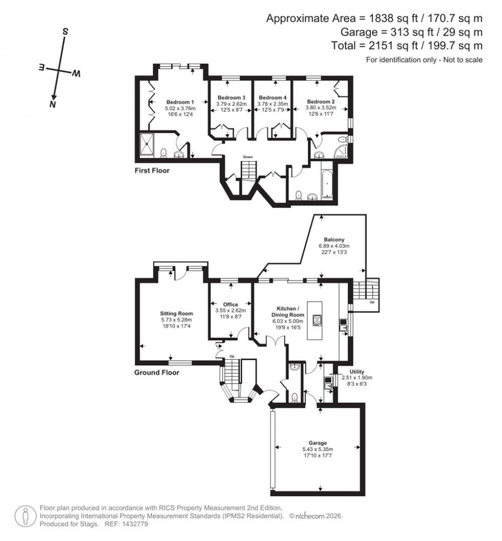 Floorplans For Bayford Hill, Wincanton