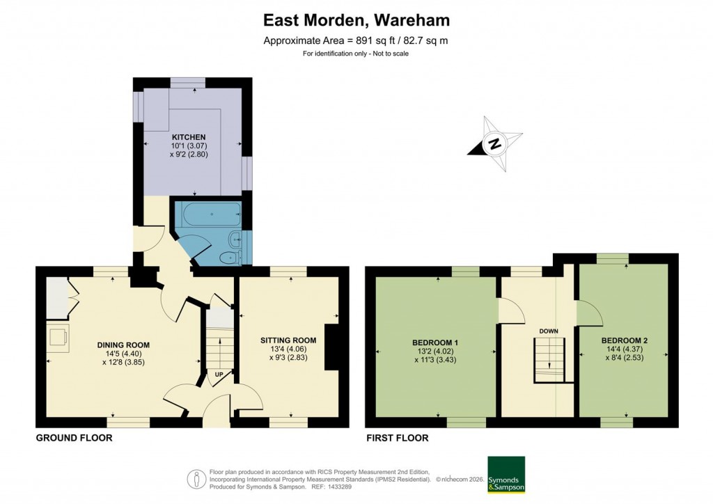 Floorplans For Goodwin's Lane, East Morden, Wareham