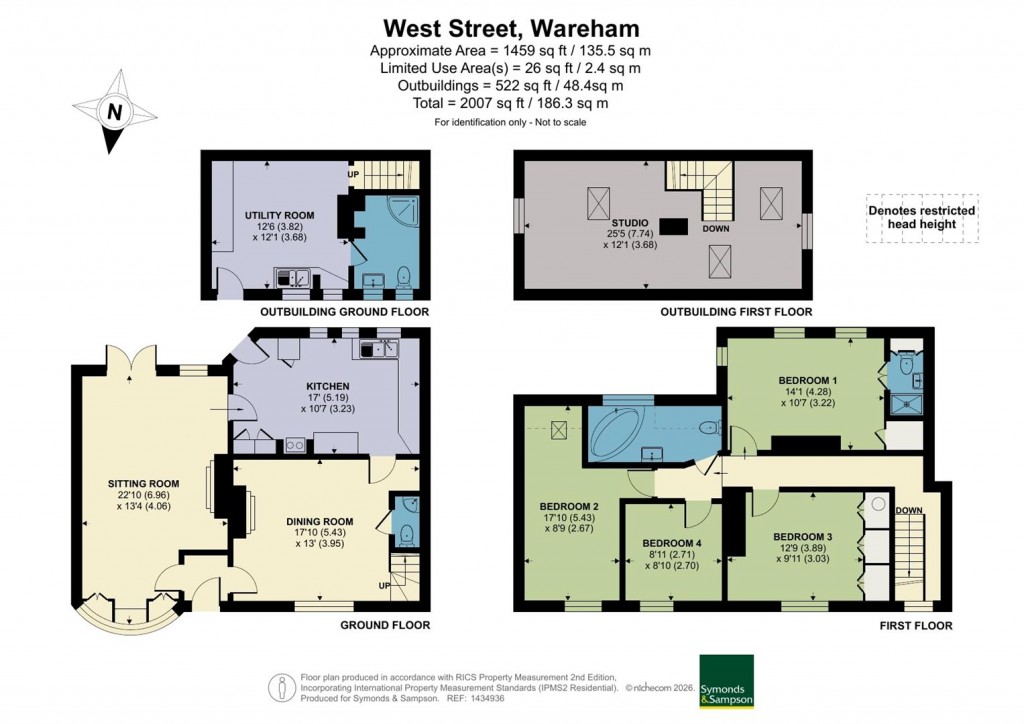 Floorplans For West Street, Wareham