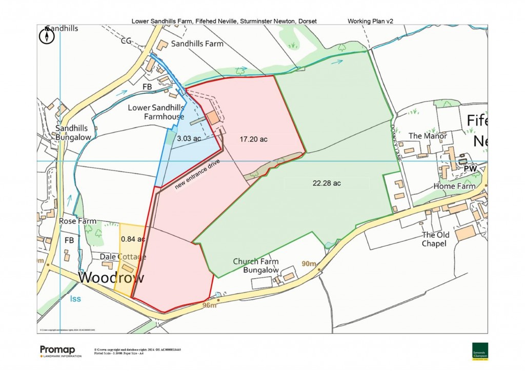 Floorplans For Fifehead Neville, Sturminster Newton, Dorset
