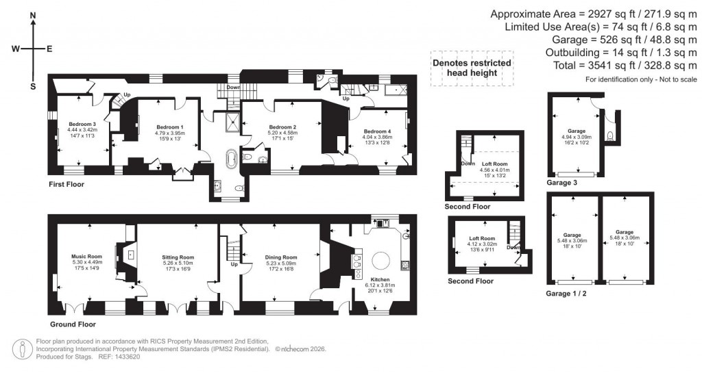 Floorplans For Park Road, Crediton