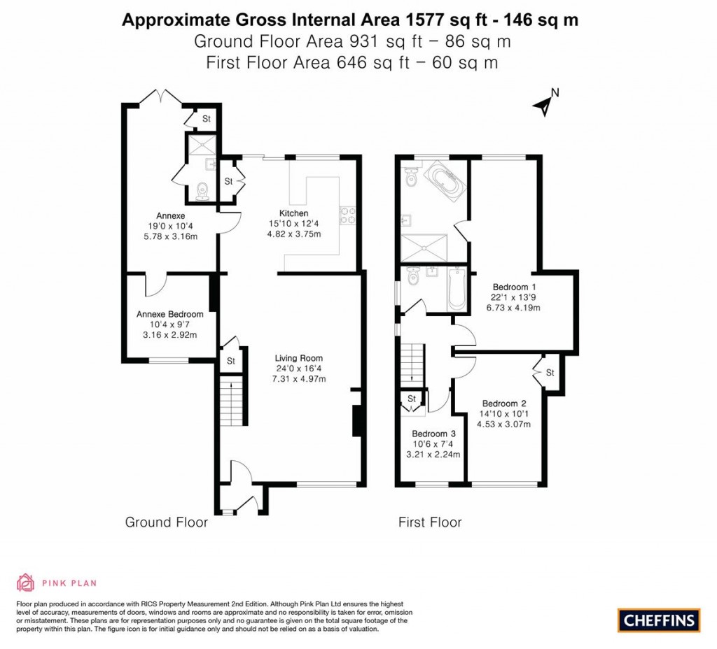 Floorplans For Old School Lane, Brinkley