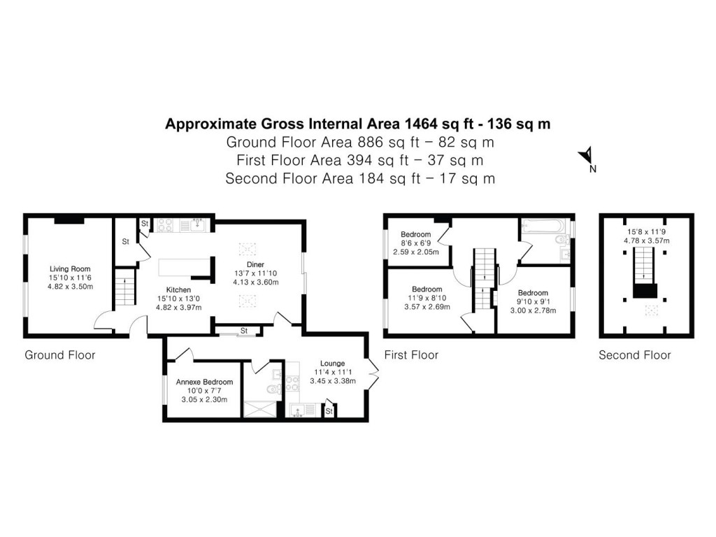 Floorplans For Barnard Close, Newport, Saffron Walden