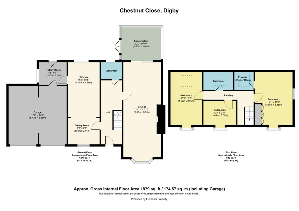 Floorplans For Chestnut Close, Digby, Lincoln