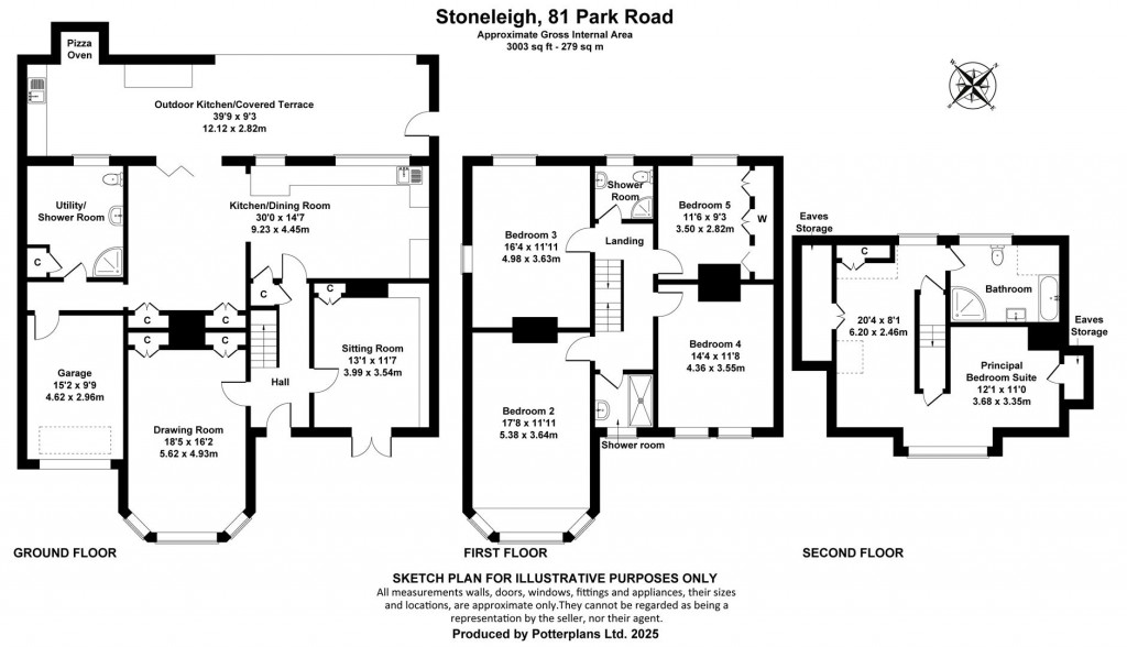 Floorplans For Cowes, Isle of Wight