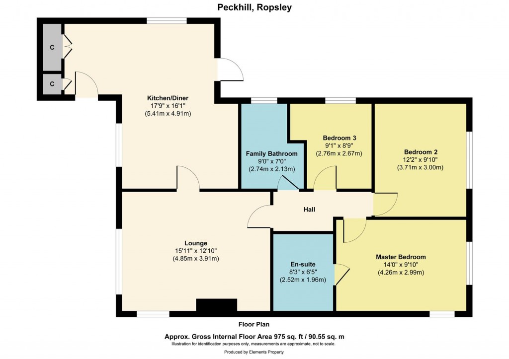 Floorplans For Peck Hill, Ropsley, Grantham