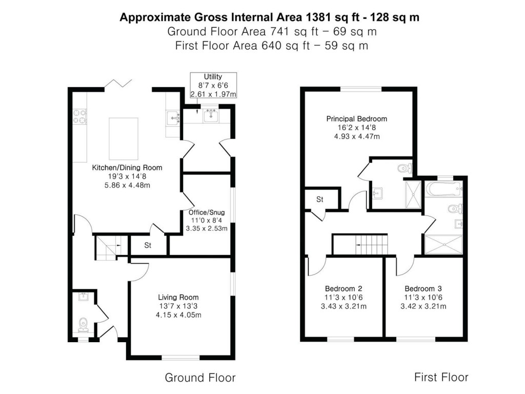 Floorplans For Bower Hall Drive, Steeple Bumpstead