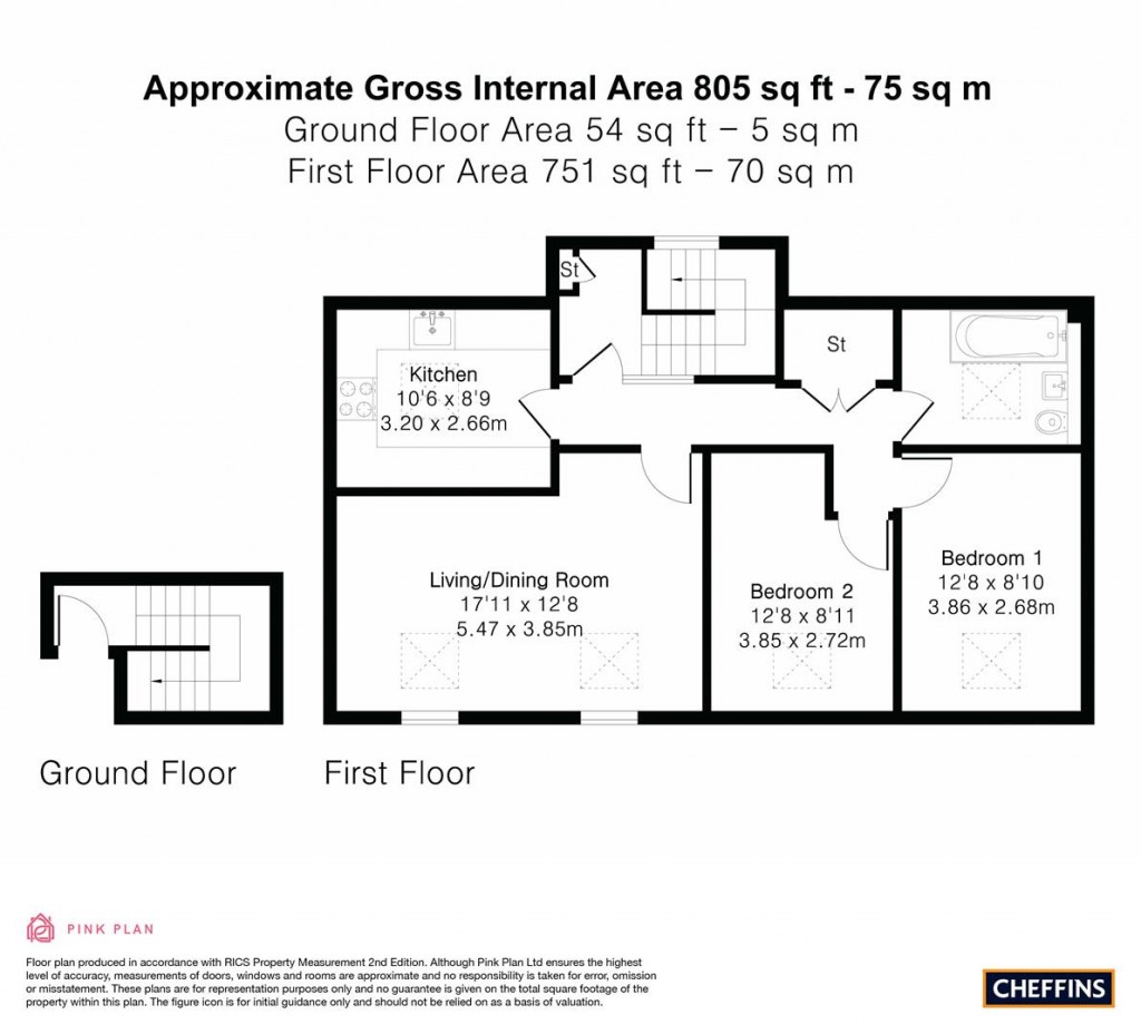 Floorplans For Brays Lane, Ely
