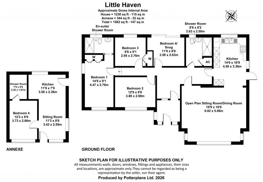Floorplans For Bembridge, Isle Of Wight