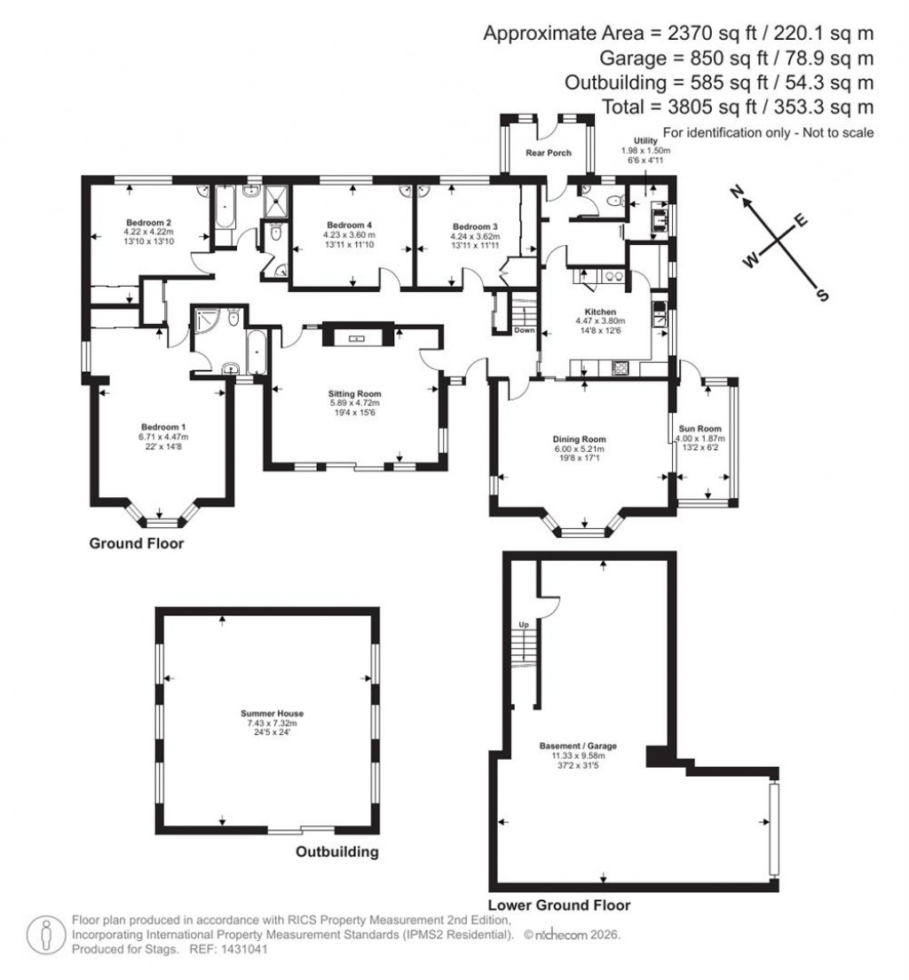 Floorplans For Dunsford, Exeter