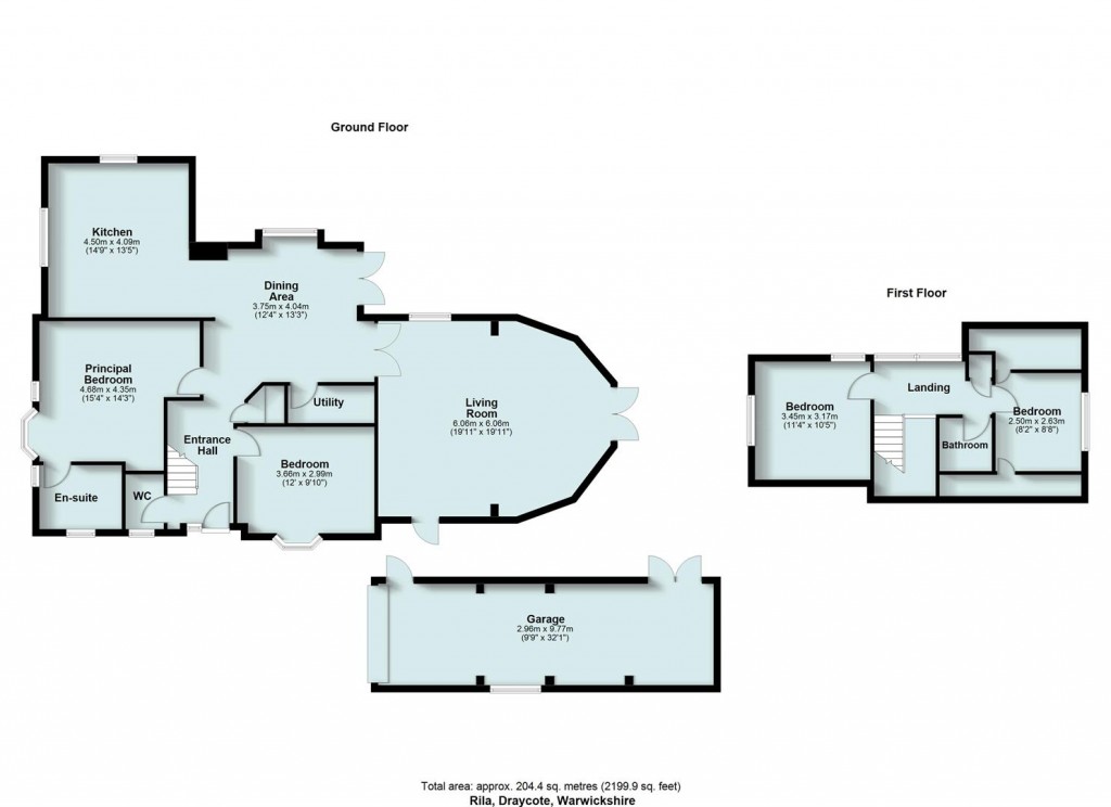 Floorplans For Draycote, Rugby