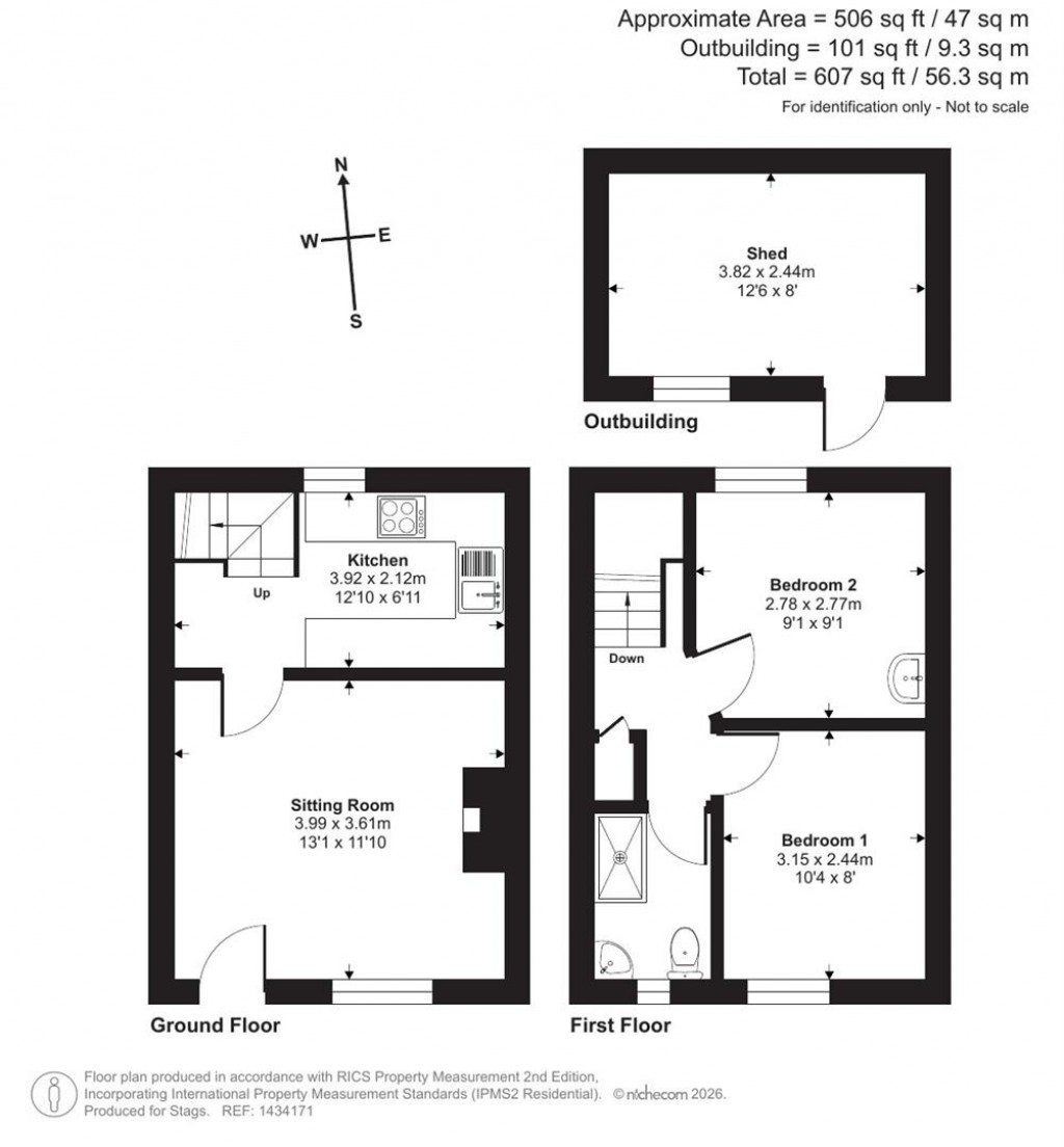 Floorplans For Church Close, West Chinnock, Crewkerne