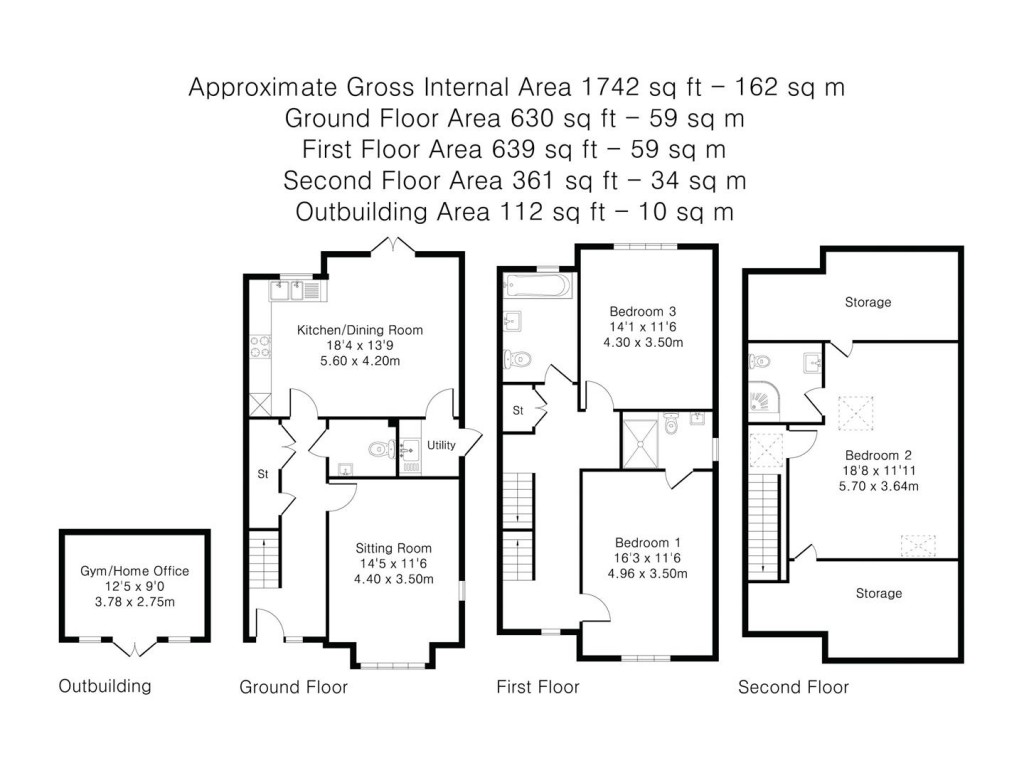Floorplans For Pastures Close, Newport, Saffron Walden