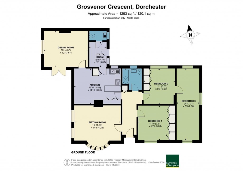 Floorplans For Grosvenor Crescent, Dorchester