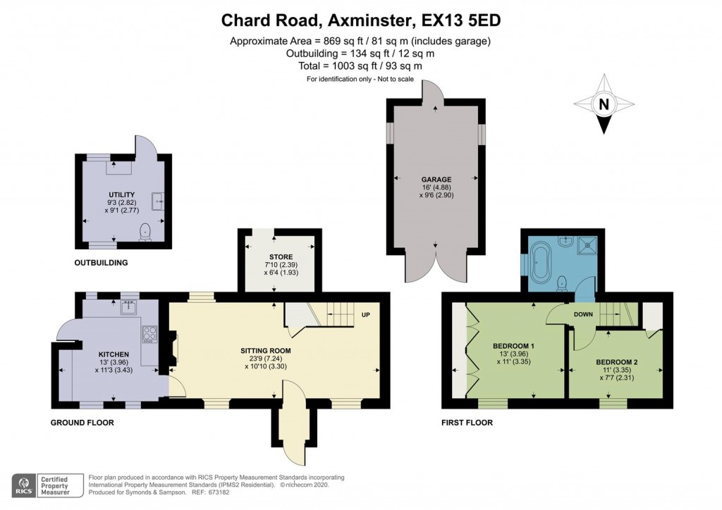 Floorplans For Chard Road, Axminster