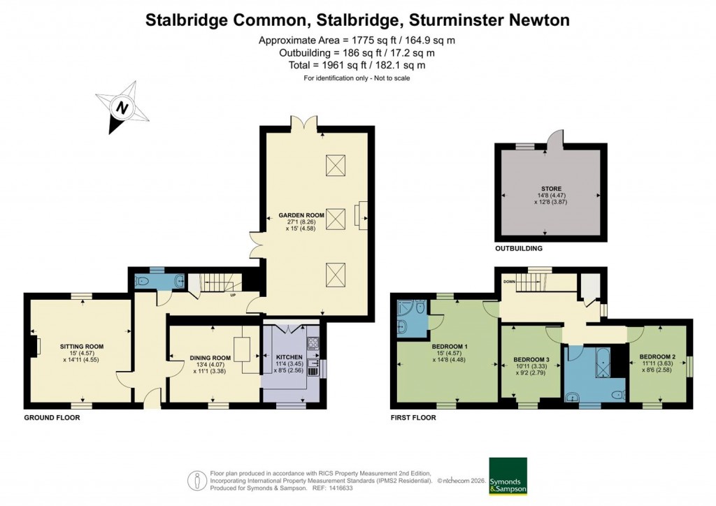Floorplans For Stalbridge Common, Stalbridge, Sturminster Newton