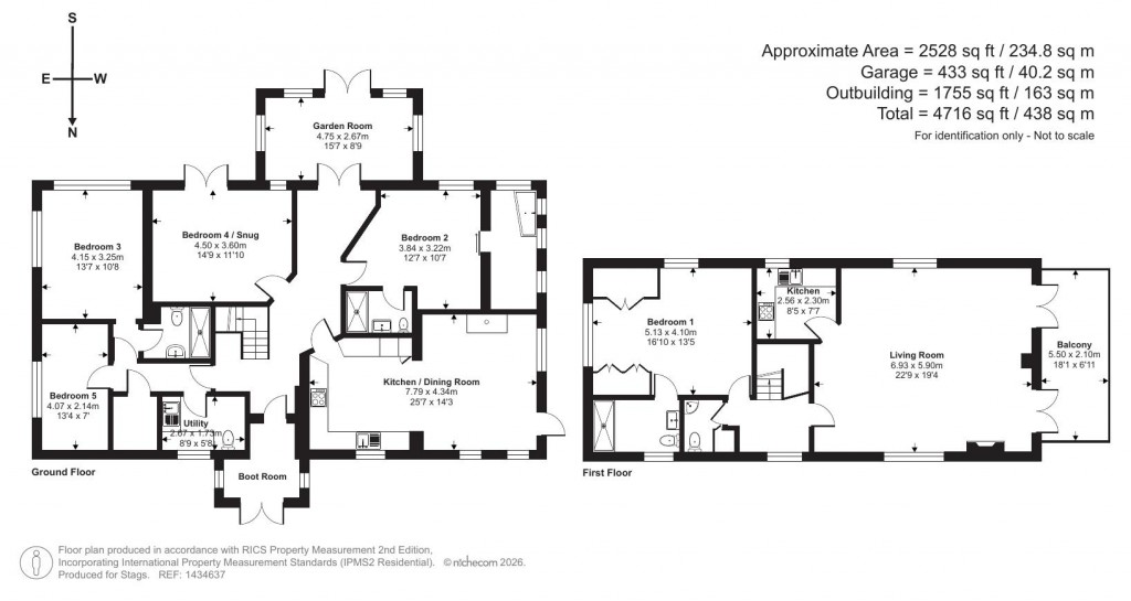 Floorplans For Gammaton, Bideford