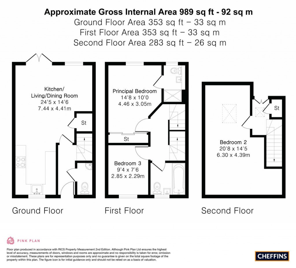 Floorplans For New Street, Cambridge