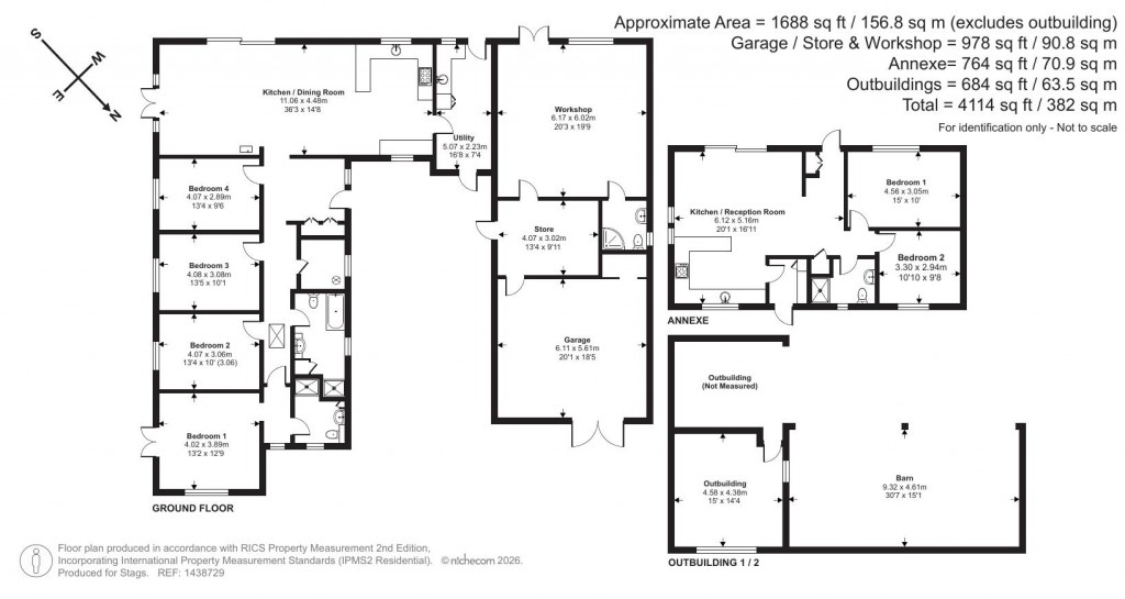Floorplans For Moretonhampstead, Newton Abbot