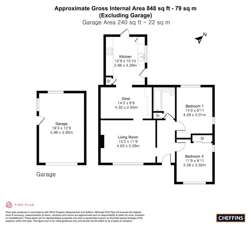 Floorplans For Church Lane, Kennett