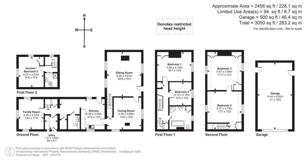 Floorplans For Burton Bradstock, Bridport